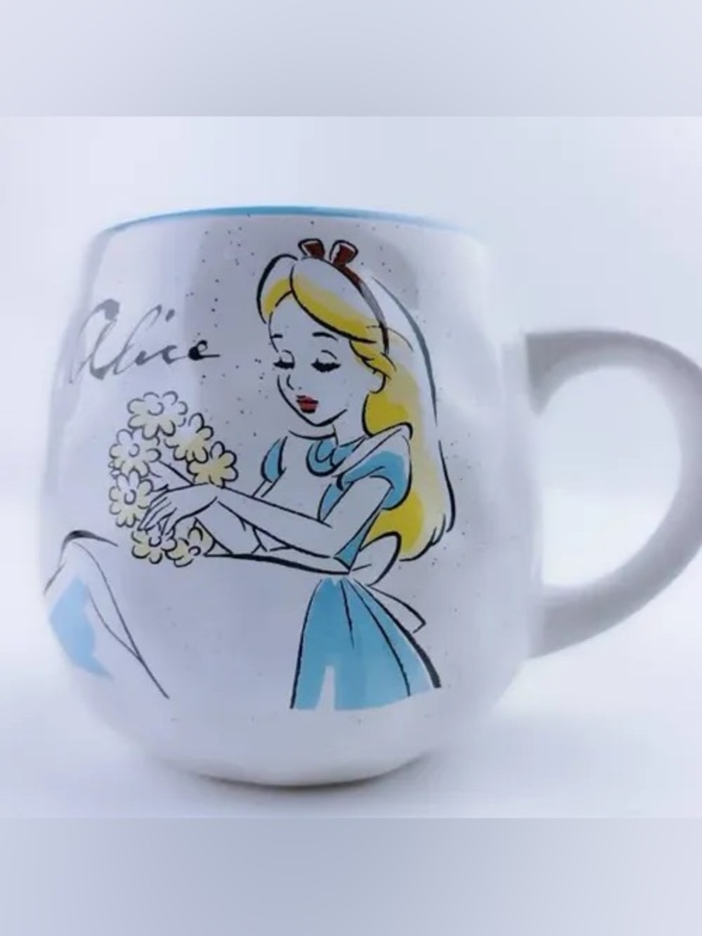 Disney’s Alice This Way To Wonderland Organic Ceramic Stoneware Egg Mug